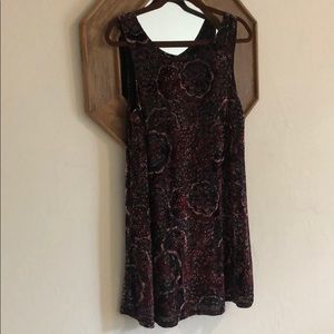 Velvet mini dress